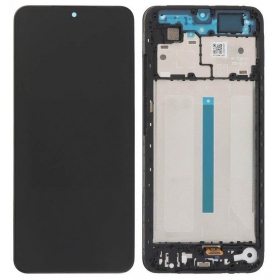 Ekranas Xiaomi Redmi A5 (Short Flex) su lietimui jautriu stikliuku y rėmeliu Black original (service pack)