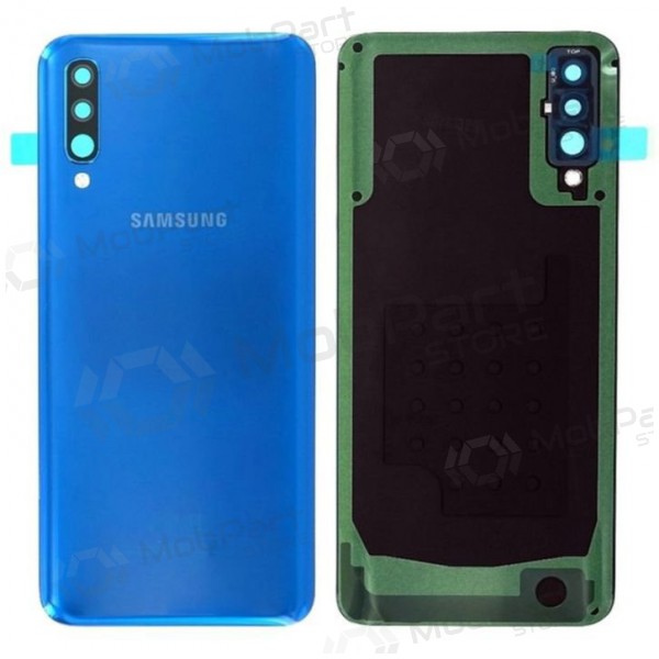 Samsung A505 Galaxy A50 2019 tapa trasera de la batería (Prism Crush Blue) (usada grade C, original)