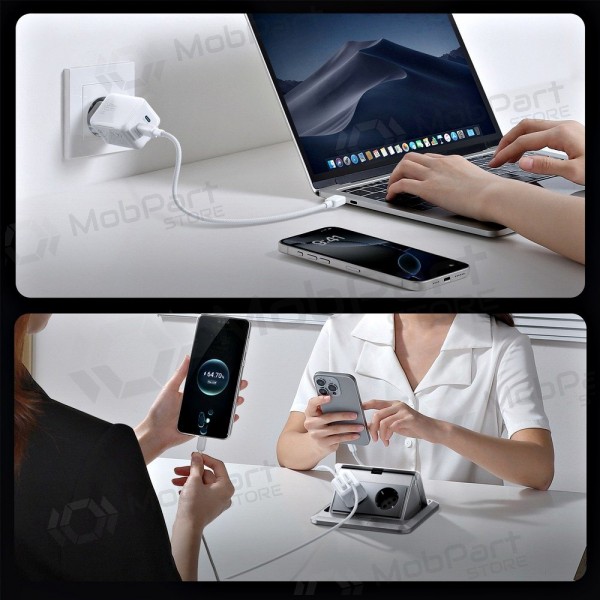 Cargador Joyroom JR-TCL05 45W 2xUSB-C blanco