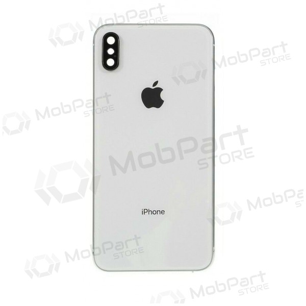 Apple iPhone XS Max tapa trasera de la batería (blanco) (usada grade C, original)