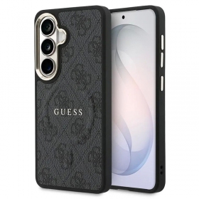 Funda para Samsung Galaxy S26 -Guess PU Leather 4G Gold Frame Magnetic- (marrón)