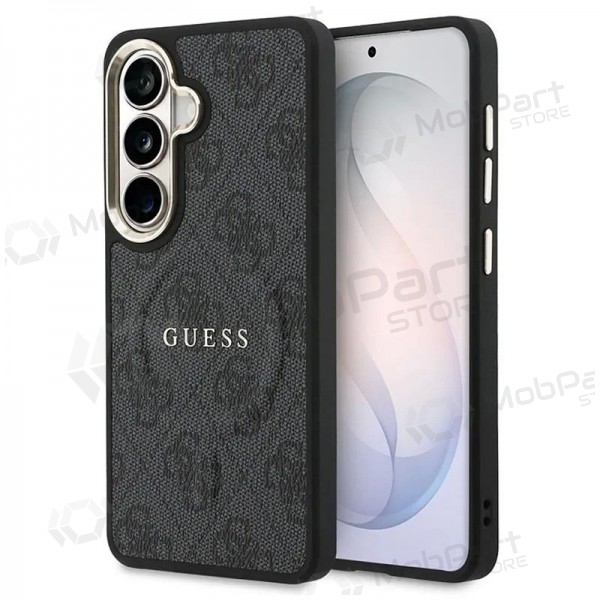 Funda para Samsung Galaxy S26 - Guess PU Leather 4G Gold Frame Magnetic (negra)