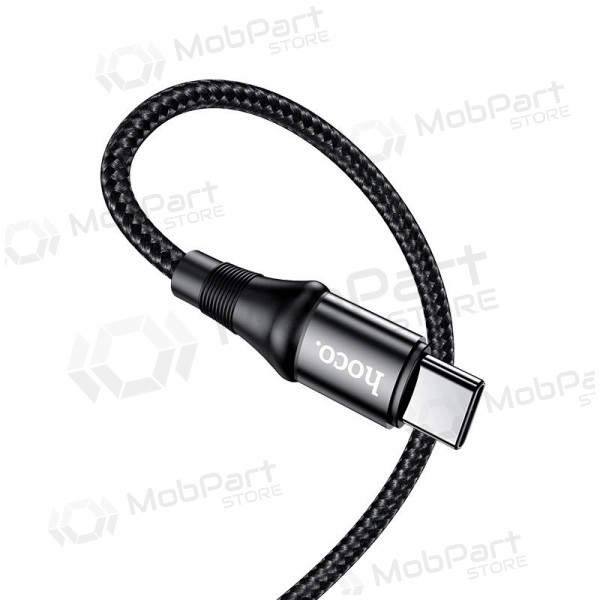 Cable USB Hoco X50 Exquisito Tipo-C - Tipo-C 100W 1.0m (negro)