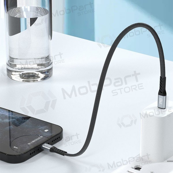 Cable Lightning Dudao L10P USB-C a Lightning 0.23 m 20 W negro
