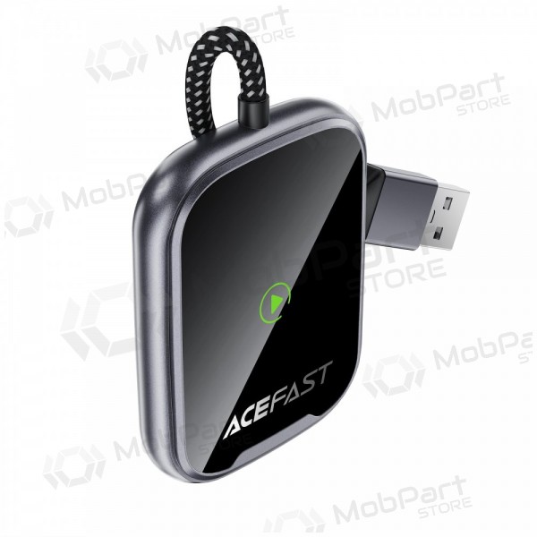 Adaptador CarPlay Acefast QC1 inalámbrico Android Auto negro