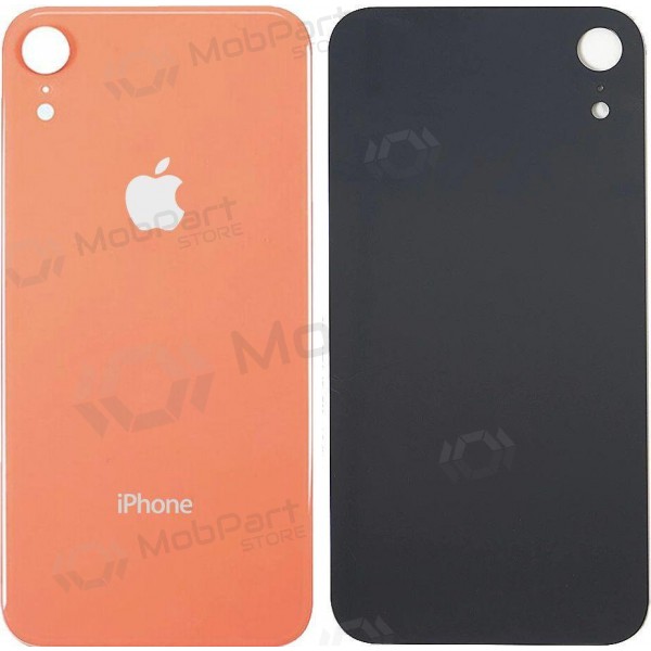 Apple iPhone XR tapa trasera de la batería (coral) (bigger hole for camera) Apple iPhone XR tapa trasera de la batería (coral) (bigger hole for camera)