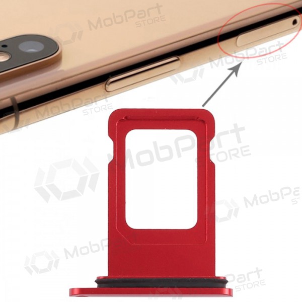 Apple iPhone XR Titular de la tarjeta SIM (rojo)