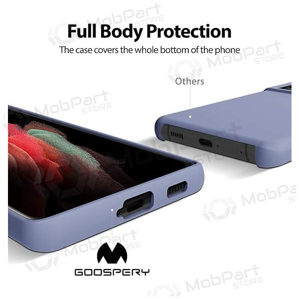 Funda para Samsung Galaxy A15 Mercury - Silicone Case (gris lavanda)