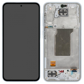 Samsung Galaxy A35 pantalla (Awesome Iceblue) (con un marco) (original)