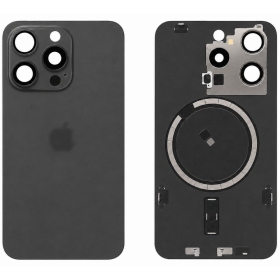 Tapa trasera para Apple iPhone 15 Pro (negra) (Premium)