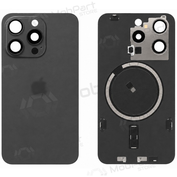 Tapa trasera para Apple iPhone 15 Pro (negra) (Premium)
