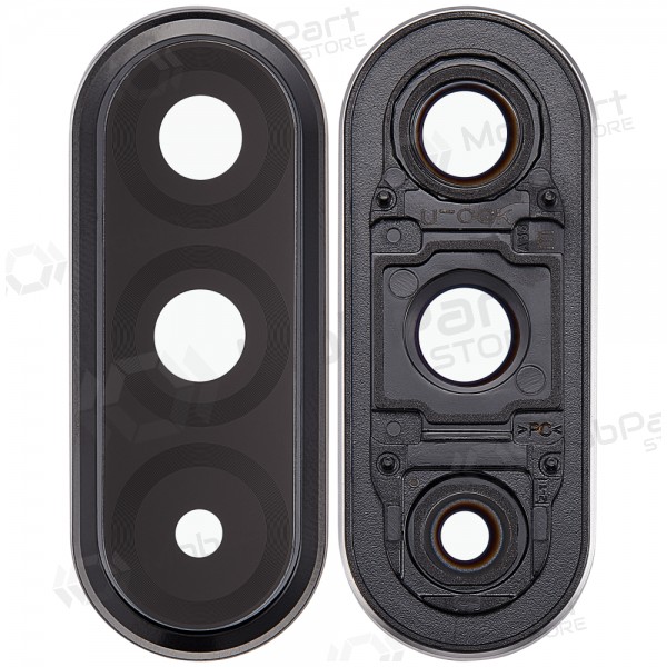 Cristal de cámara con marco para Samsung Galaxy A36 5G (negro)