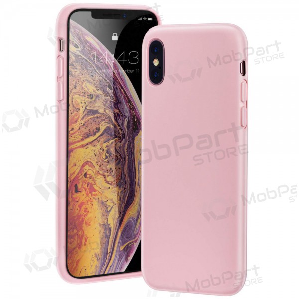 Funda para Apple iPhone 12 - Liquid Silicone - 1.5mm (rosa)