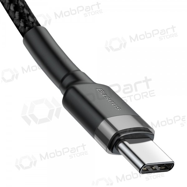USB cable Baseus Cafule PD60W Type-C 2.0m gris-negro CATKLF-HG1
