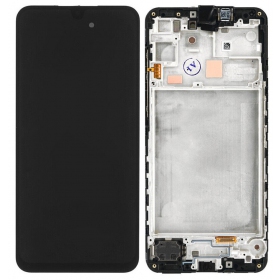 Samsung Galaxy A16 5G pantalla (negro) (con un marco) (original)