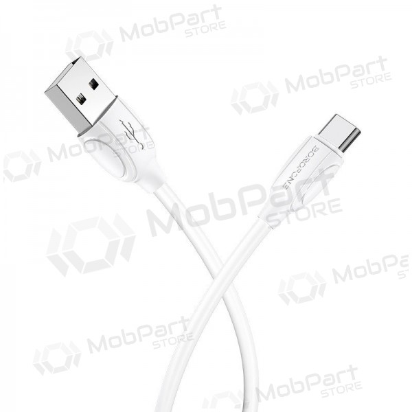 USB cable Borofone BX19 USB-A to USB-C 1.0m blanco