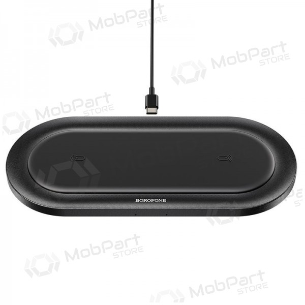 Cargador inalámbrica Borofone BQ7 Prominent Dual (10W) (negro)