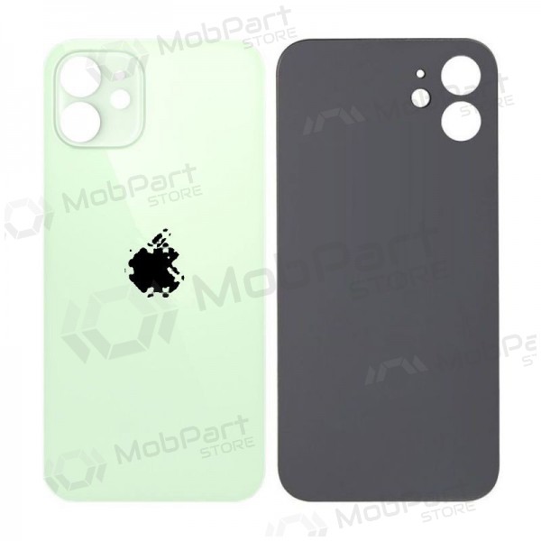 Apple iPhone 12 tapa trasera de la batería (verde) (bigger hole for camera) Apple iPhone 12 tapa trasera de la batería (verde) (bigger hole for camera)