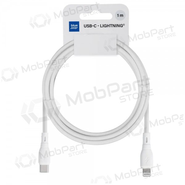 Cable Lightning Blue Star PJ72-18-3 USB-C a Lightning 1 m blanco