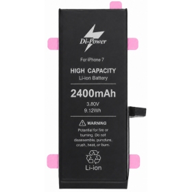 Batería Apple iPhone 7, acumulador Di-Power 2400 mAh (capacidad aumentada)