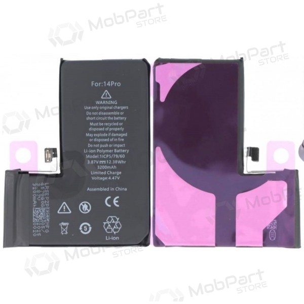 Apple iPhone 14 Pro batería, acumulador (Sin Pop-Up) (Premium)