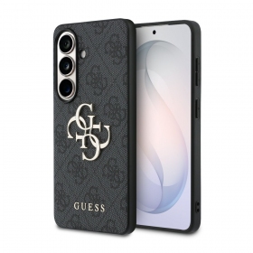 Funda para Samsung Galaxy S26 -Guess PU 4G Metal Logo- (gris)