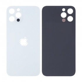 Apple iPhone 13 Pro Max tapa trasera de la batería (plata) (bigger hole for camera)