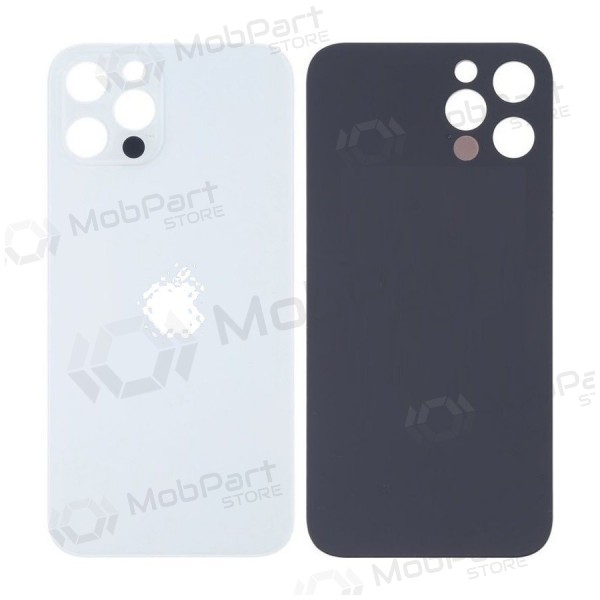 Apple iPhone 13 Pro Max tapa trasera de la batería (plata) (bigger hole for camera) Apple iPhone 13 Pro Max tapa trasera de la batería (plata) (bigger hole for camera)