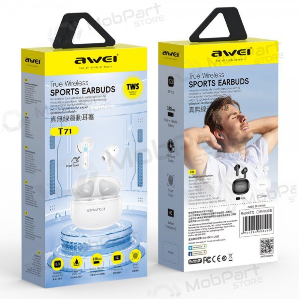 Inalámbricas ausinės Awei T71