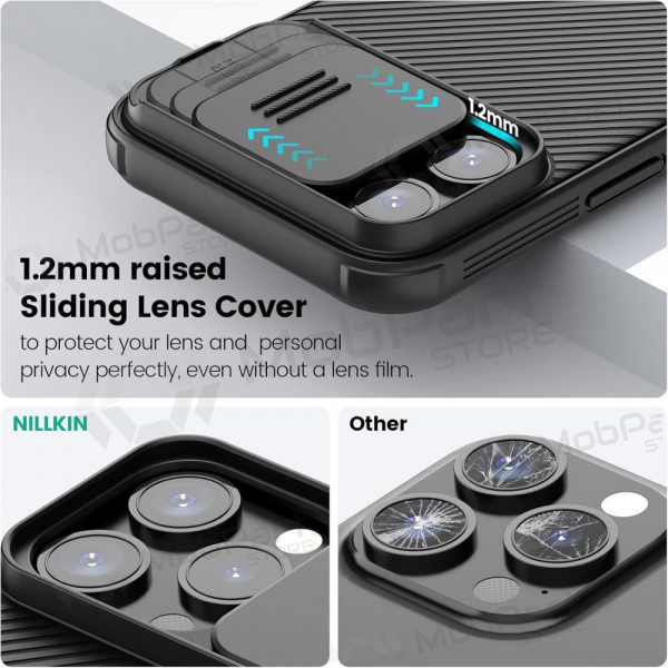Apple iPhone 15 Plus funda „Nillkin CamShield Pro“ (negro)