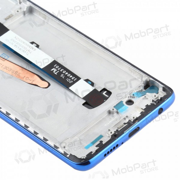 Xiaomi Poco X3 / X3 NFC pantalla (azul) (con un marco) (service pack) (original)