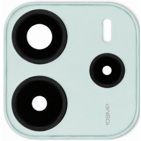 Cristal de cámara con marco para Xiaomi Redmi Note 14 5G (verde)