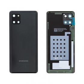 Samsung N770 Galaxy Note 10 Lite tapa trasera de la batería negro (Aura Black) (usada grade C, original)