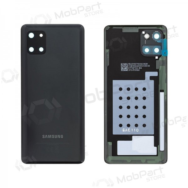 Samsung N770 Galaxy Note 10 Lite tapa trasera de la batería negro (Aura Black) (usada grade C, original)