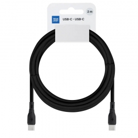 Cable USB-C Blue Star PJ73-14-3 USB-C a USB-C 2 m 60 W negro