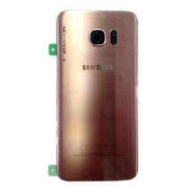 Samsung G935F Galaxy S7 Edge tapa trasera de la batería rosado (rose pink) (usada grade B, original)