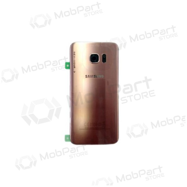 Samsung G935F Galaxy S7 Edge tapa trasera de la batería rosado (rose pink) (usada grade B, original)