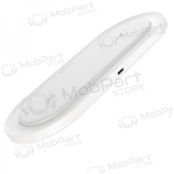 Cargador inalámbrica Borofone BQ7 Prominent Dual (10W) (blanco)
