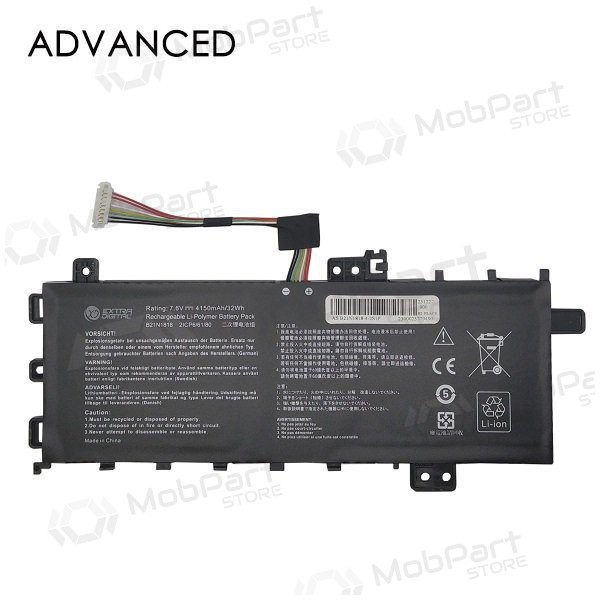 ASUS B21N1818, 4150mAh Bateria para portatil, Advanced