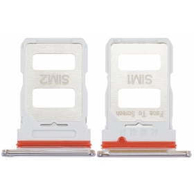 Soporte de tarjeta SIM Xiaomi Poco F3, Mi 11i (blanco)