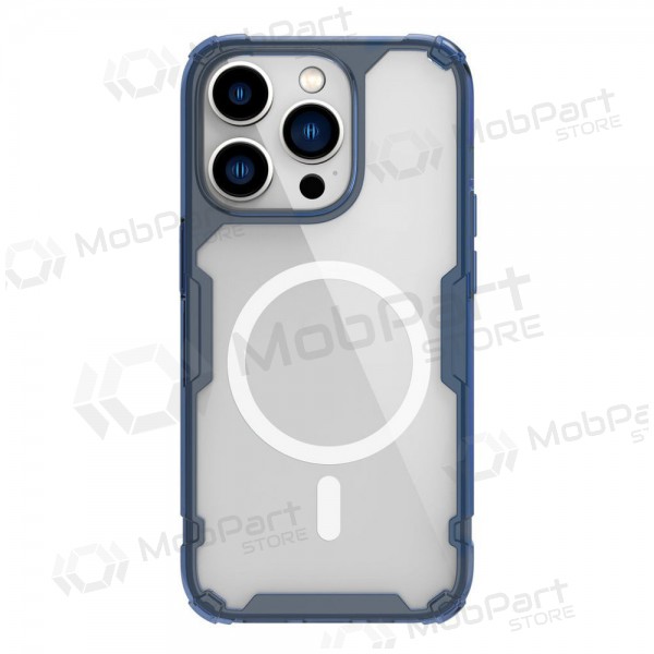 Apple iPhone 14 Plus funda „Nillkin Nature Magnetic“ (azul)