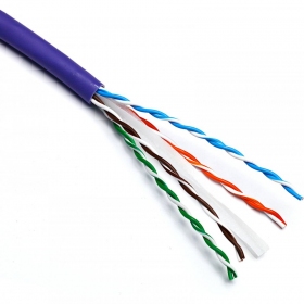 Cable de red Excel 190-071-500 Cat6 U/UTP (LSOH, 23AWG, B2CA, violeta, bobina 500m.).