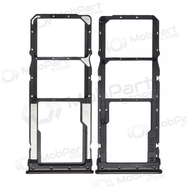 Soporte de tarjeta SIM para Xiaomi Redmi Note 8, Redmi Note 8 2021 (negro)