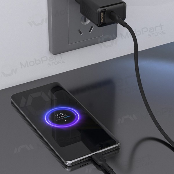 Cable USB-C Dudao L9C USB-C a USB-C 2 m 65 W negro