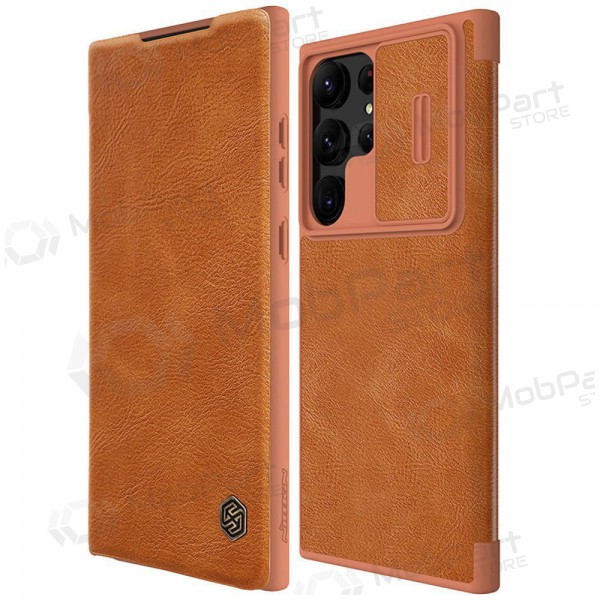 Samsung Galaxy S23 Plus funda „Nillkin Leather“ (marrón)