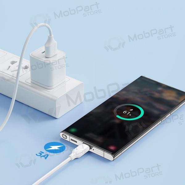 USB cable Joyroom S-UC027A9 USB to Type-C 3A 1.0m blanco