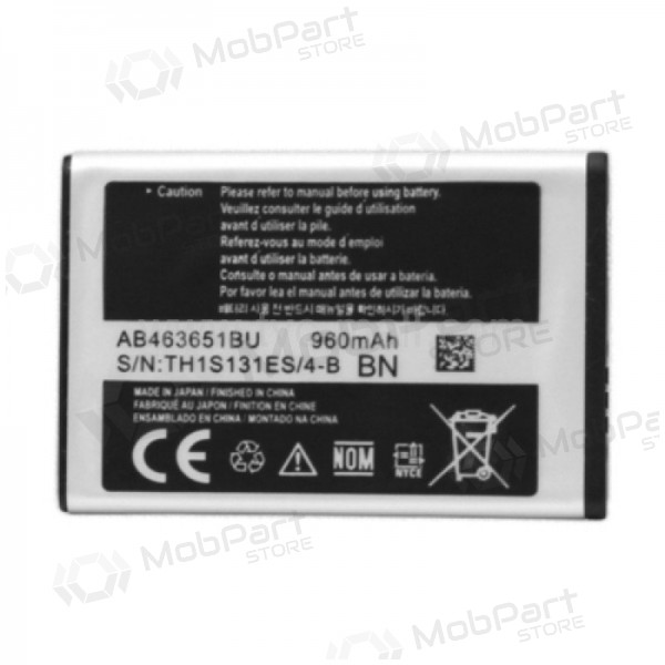 Samsung AB463651BU bateria, akumuliatorius Samsung AB463651BU bateria, akumuliatorius
