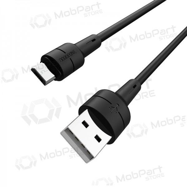USB cable Borofone BX30 microUSB 1.0m (negro)