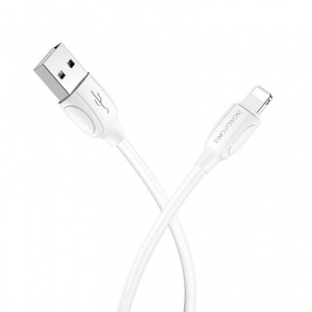 Cable Lightning Borofone BX19 USB-A a Lightning 1 m blanco