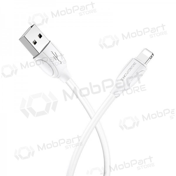 Cable Lightning Borofone BX19 USB-A a Lightning 1 m blanco